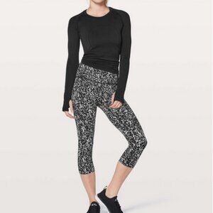 Lululemon Fast & Free crop  leggings Nulux 23", s. 6